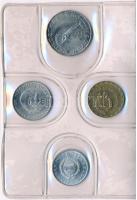 1981. 2f-10Ft 9klf "Magyar Népköztársaság" forgalmi érméi szürkéskék színű műbőrtokban T:1...