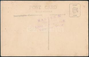 cca 1908 Kerékpáros versenyző, fotólap Hauser S. műterméből, hátulján pecséttel jelzett, 14×9 cm