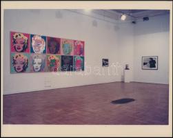 Andy Warhol kiállításai, 4 db fotó, 20,5×25,5 cm