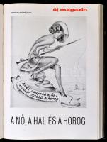 1937 Új magazin. Szerk.: Tiszay Andor. 37 évfolyam, 12 szám (13-24 számok). Átkötött félvászon kötés...