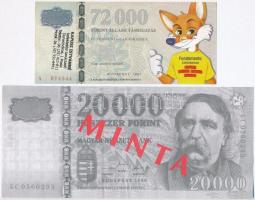 5db-os vegyes utalvány, sorsjegy tétel, benne "Lakossági Hevederzár utalvány" T:I,I-