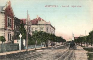 Keszthely, Kossuth Lajos utca, szálloda. Nádai J. kiadása