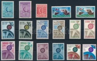 1966-1967 Europa CEPT 17 klf bélyeg, 1966-1967 Europa CEPT 17 diff stamps