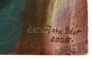 Finta Edit (1945 - ): Női portré. Pasztell, papír, 50×33 cm