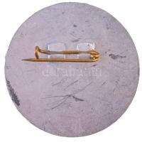 ~1980. "Jegyvizsgáló - Budapesti Közlekedési Vállalat" zománcozott fém jelvény (44mm) T:2