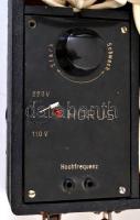 cca 1930 Horus magas frekvenciájú készülék, eredeti dobozában, leírással (viselt állapotban), 24×26 ...