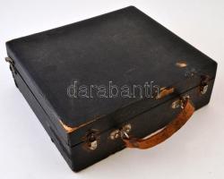 cca 1930 Horus magas frekvenciájú készülék, eredeti dobozában, leírással (viselt állapotban), 24×26 ...