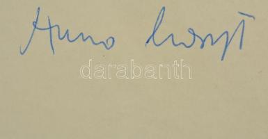 Anna Margit (1913-1991) aláírása kiállítási meghívőn