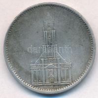 Német Harmadik Birodalom 1935A 5M Ag "Náci hatalom első évfordulója" T:2,2- ph. 
German T...