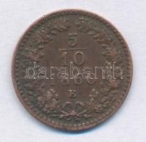 1860E 5/10kr Cu T:2,2-