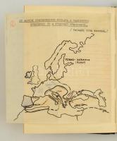 cca 1940 Szekszárd és környékének földrajzi kialakulása, képesítővizsgai szakdolgozat, fotókkal, kép...