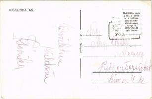 Kiskunhalas, Református reálgimnázium, Városháza, Hősök szobra, Sóstó (EK)