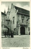 Székesfehérvár - 4 db régi megíratlan városképes lap / 4 pre-1945 unused town-view postcards
