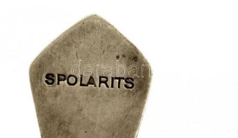 Spolarits Kávéház alpakka teaszűrő, jelzett, 17,5x8 cm