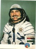 5 db MODERN megíratlan űrhajózás motívumlap: holdra szállás, rakétakilövés, Apollo 11 és 17, Farkas ...