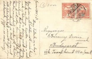 1908 Szarvas, Anna liget, csónakázó hölgyek. photo