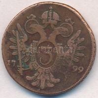 1799B 3kr Cu "I. Ferenc" T:2-,3 ph.
Huszár: 2022., Unger III.: 1400