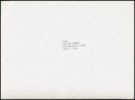 Stalter György (1956- ): Udvari romok, hátulján pecséttel jelzett, 18×24 cm