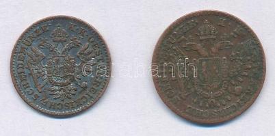 1851B 1/4kr Cu + 1851B 1/2kr Cu T:2,2-