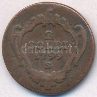 Olasz Államok / Gorizia 1799S 2s Cu T:3  Italian States / Gorizia 1799S 2 Soldi Cu C:F