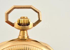 cca 1940 Tavannes 14k arany svájci zsebóra. Dupla arany fedéllel, működő szerzettel, törött üveggel,...