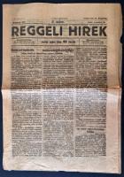 1919 Bp., Reggeli Hírek 2. száma, román cenzorral