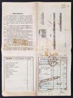 1852 Bécs (Wien), Ausschl. Pr. Kaiser-Ferdinands-Nordbahn által kiállított vasúti fuvarlevél / railw...