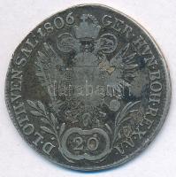 Ausztria 1806A 20kr Ag "I. Ferenc" (6,53g) T:2-,3
Austria 1806A 20 Kreuzer Ag "Franz...