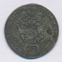 1797G 20kr Ag "I. Ferenc" Nagybánya (6,49g) T:2-,3 patina
Huszár: 1966., Unger III.: 1375...