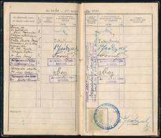 1940 Kecskemét, A Kecskeméten működő egyetemes református jogakadémia által kiállított leckekönyv re...