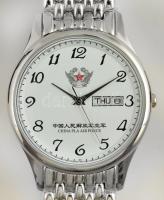 Xian-da China Pla Air Force quartz karóra, eredeti dobozában, szép állapotban, működik