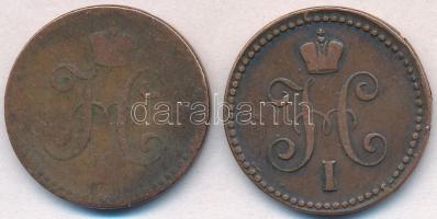 Orosz Birodalom 1840. 1k Cu + 1844EM 1k Cu "I. Miklós" T:2-,3 ph.
Russian Empire 1840. 1 ...