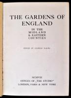 Holme, Charles(szerk.): The gardens of England. In the midland & eastern counties. London, Paris, New York, 1908, The Studio. Egészvászon kötés, jó állapotban / linen binding, good condition