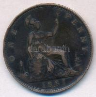 Nagy-Britannia 1881H 1p Br "Viktória" T:2-,3 ph.
Great Britain 1881H 1 Penny Br "Vic...