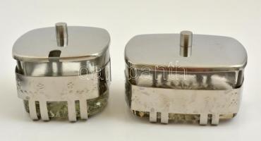 Pohár készlet (vodkás, pohár tartó) cukortartóval és tálcával, összesen: 15 db