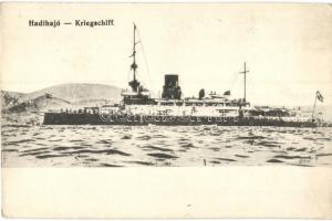 SMS Wien Osztrák-Magyar Monarch-osztályú partvédő páncélosa / K.u.K. Kriegsmarine, coastal defense ship (EK)