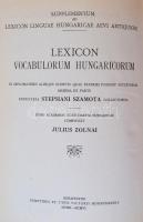 Szamota-Zolnai: Magyar oklevél-szótár. Pótlék a magyar nyelvtörténeti szótárhoz. Bp., 1902, Hornyáns...
