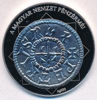DN "A magyar nemzet pénzérméi - Az első Pannonia felirat dénáron 1038-1041" Ag emlékérem t...