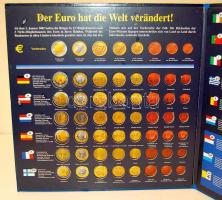 2002. Dekoratívbepattintós album Euro-s pénzérmék számára a 15 állam komplett kiadására