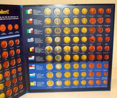 2002. Dekoratívbepattintós album Euro-s pénzérmék számára a 15 állam komplett kiadására