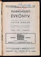 1947 Filmművészeti évkönyv. XXVIII. évf. Szerk.: Lajta Andor, 446 p. Félvászon, kopottas borítóval, ...