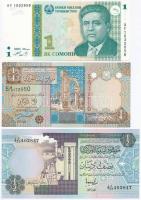 Vegyes: Tádzsikisztán 1999 (2000). 1S + Líbia 2002. 1/4D + 1/2D T:I,I- Mixed: Tajikistan 1999 (2000). 1 Somoni + Lybia 2002. 1/4 Dinar + 1/2 Dinar C:UNC,AU Krause 14, 62, 63