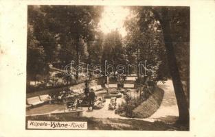 1925 Vihnyefürdő, Kúpele Vyhnye; park / spa, park. photo (EK)