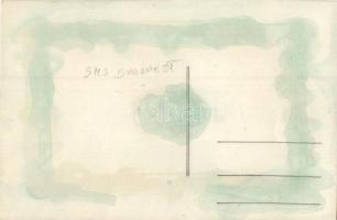 SMS Budapest osztrák-magyar Monarch-osztályú partvédő csatahajó / SMS Budapest, K.u.K. Kriegsmarine,...