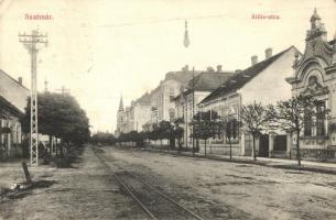 Szatmár, Satmar; Attila utca / street view (Rb)