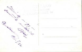 1943 Balatonlelle, látkép naplementében. Somogyi Lajos photo (EK)