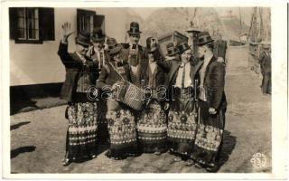 Mezőkövesd - 2 db régi képeslap, népviselet, folklór / 2 pre-1945 postcards, folklore