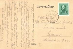 Várpalota, Kossuth utca, üzlet, automobil. Özv. Németh Józsefné kiadása (EK)