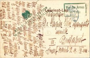 Arad, Újarad, Aradul Nou; Gróf Károlyi Gyula híd. Bloch H. kiadása / bridge + Von der Armee im Felde...