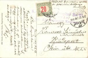 Nagytapolcsány, Topolcany; Római katolikus templom. Platzko Gyula kiadása / church + K.u.K. Garnison...